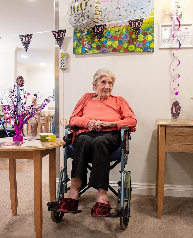 Newbury resident reveals the secret to long life as she celebrates 100th birthday